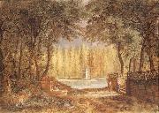 Landscahaft with grave time Salomon Gessner